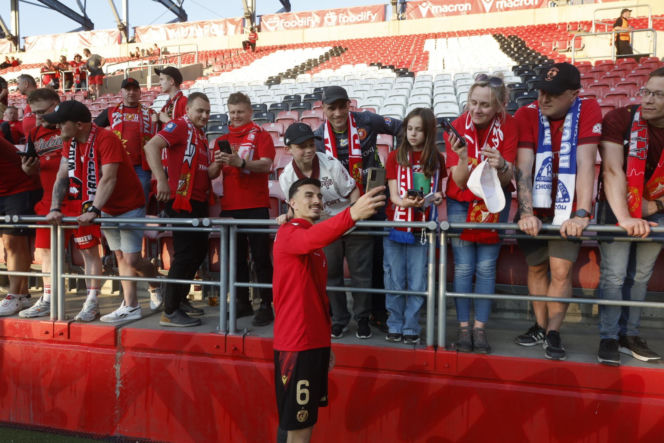 Widzew Łódź - Piast Gliwice: Zdjęcia kibiców i zawodników z meczu 34. kolejki PKO BP Ekstraklasy