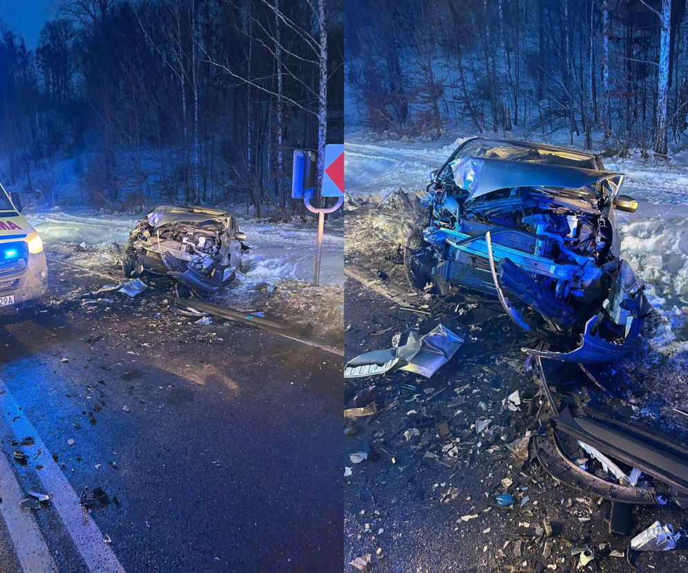 Kłódka. Wypadek na DK 16