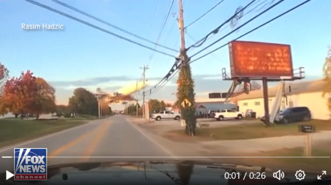 Uchwycono katastrofę lotniczą na filmie. Ten kierowca oszukał przeznaczenie