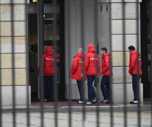 Kacper Tomasiak i skoczkowie u prezydenta