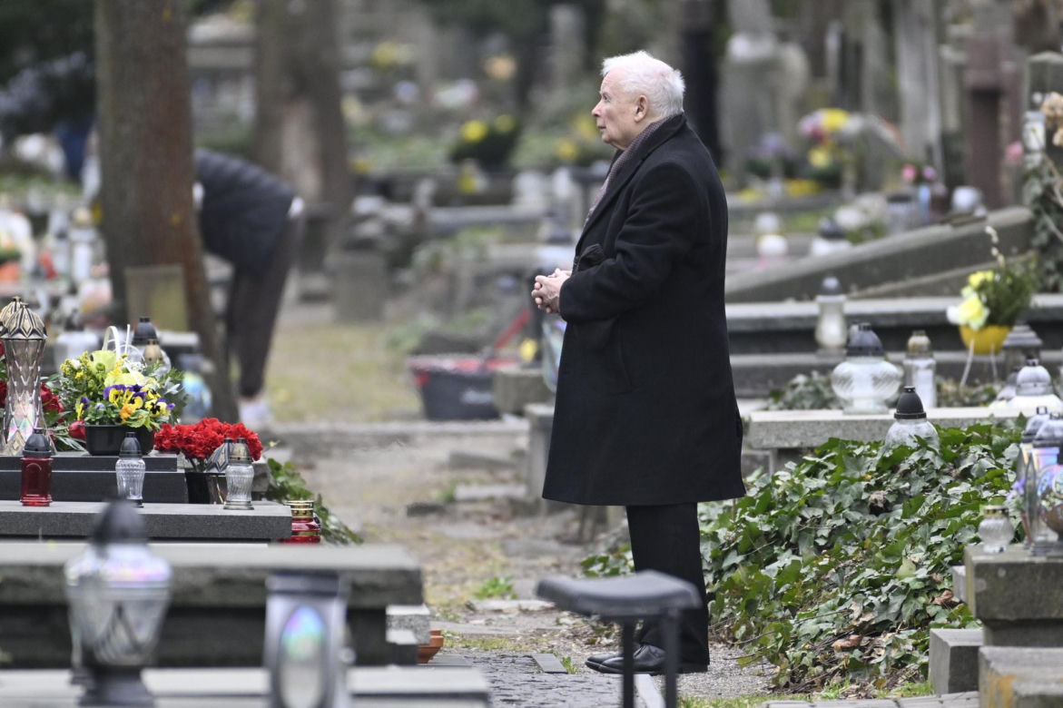 Tak Jarosław Kaczyński spędził Wielką Sobotę