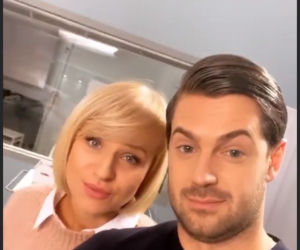 Barwy szczęścia. Alicja (Monika Dryl), Ernest (Krystian Kukułka)