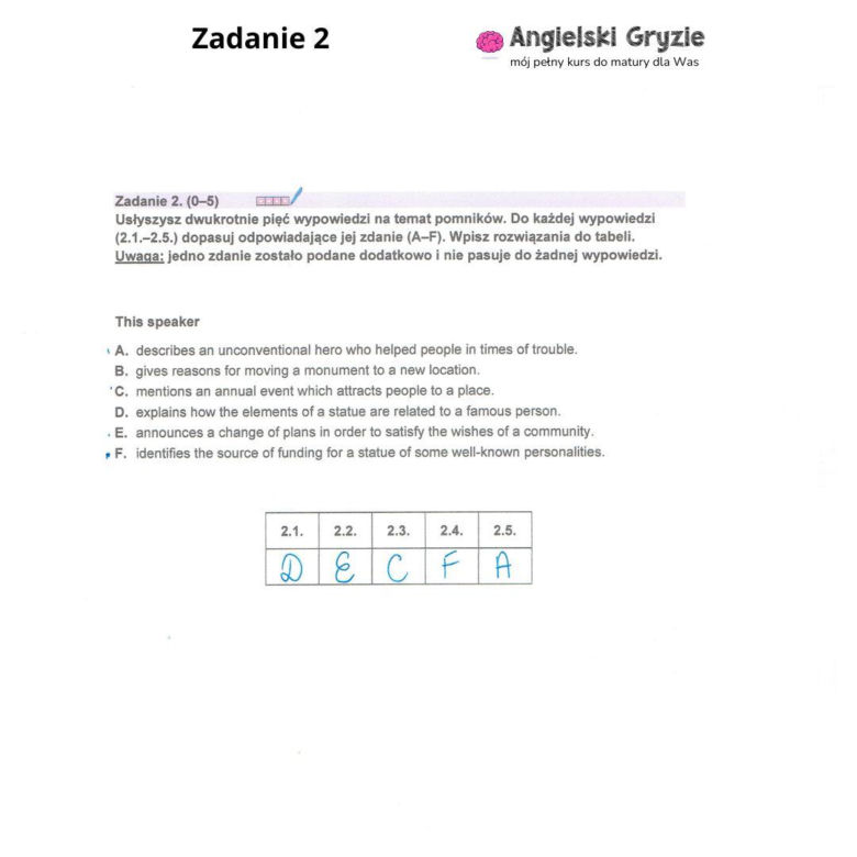 Matura 2024: angielski. Arkusze CKE i odpowiedzi. Poziom rozszerzony [Formuła 2023]