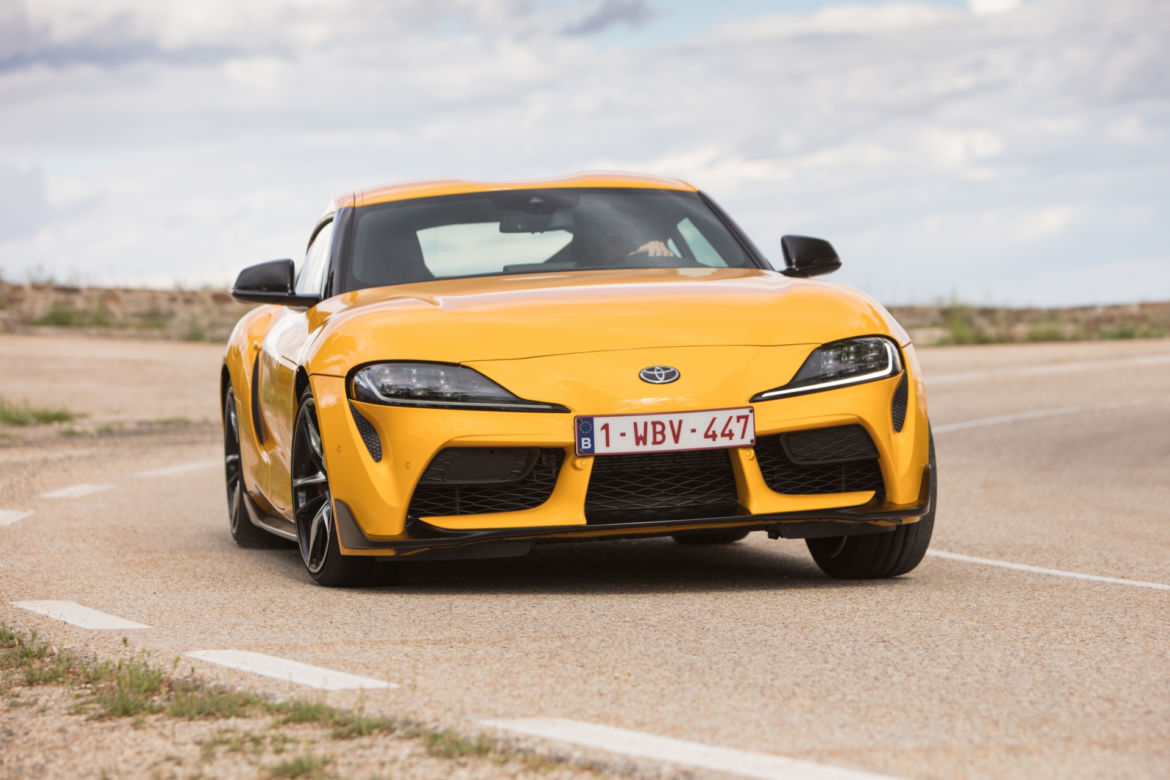 Toyota GR Supra w kolorze Nitro Yellow