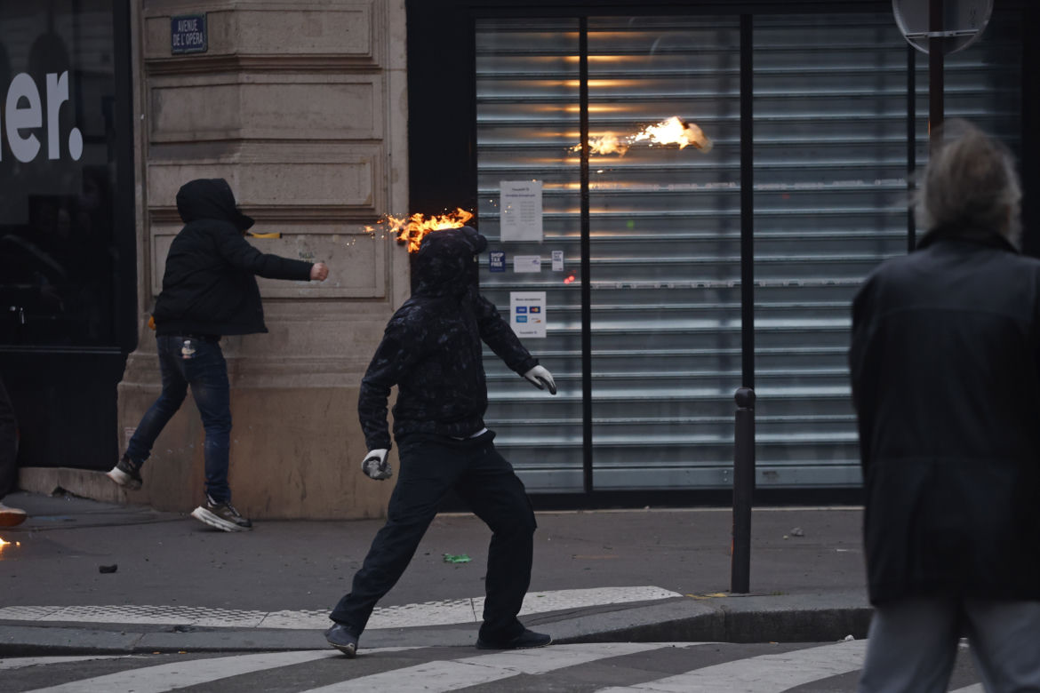 Protest we Francji