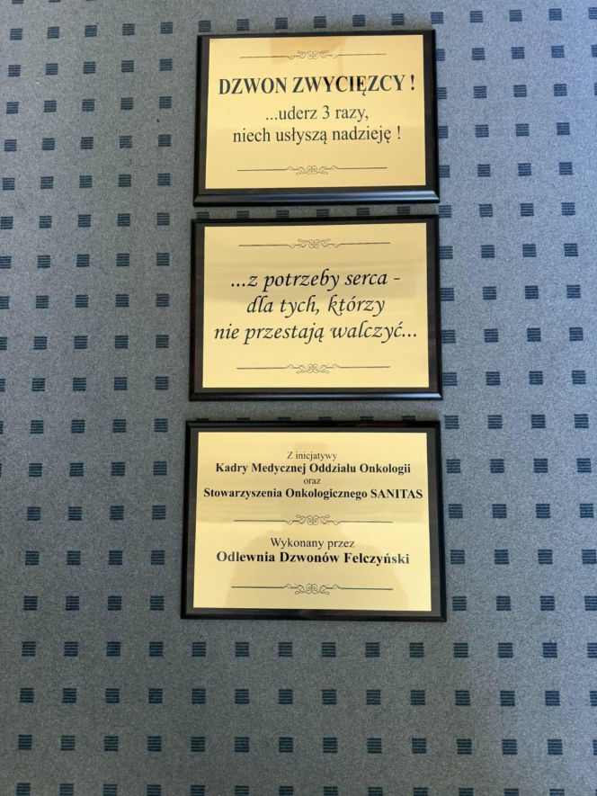 Dzwon w przemyskim szpitalu