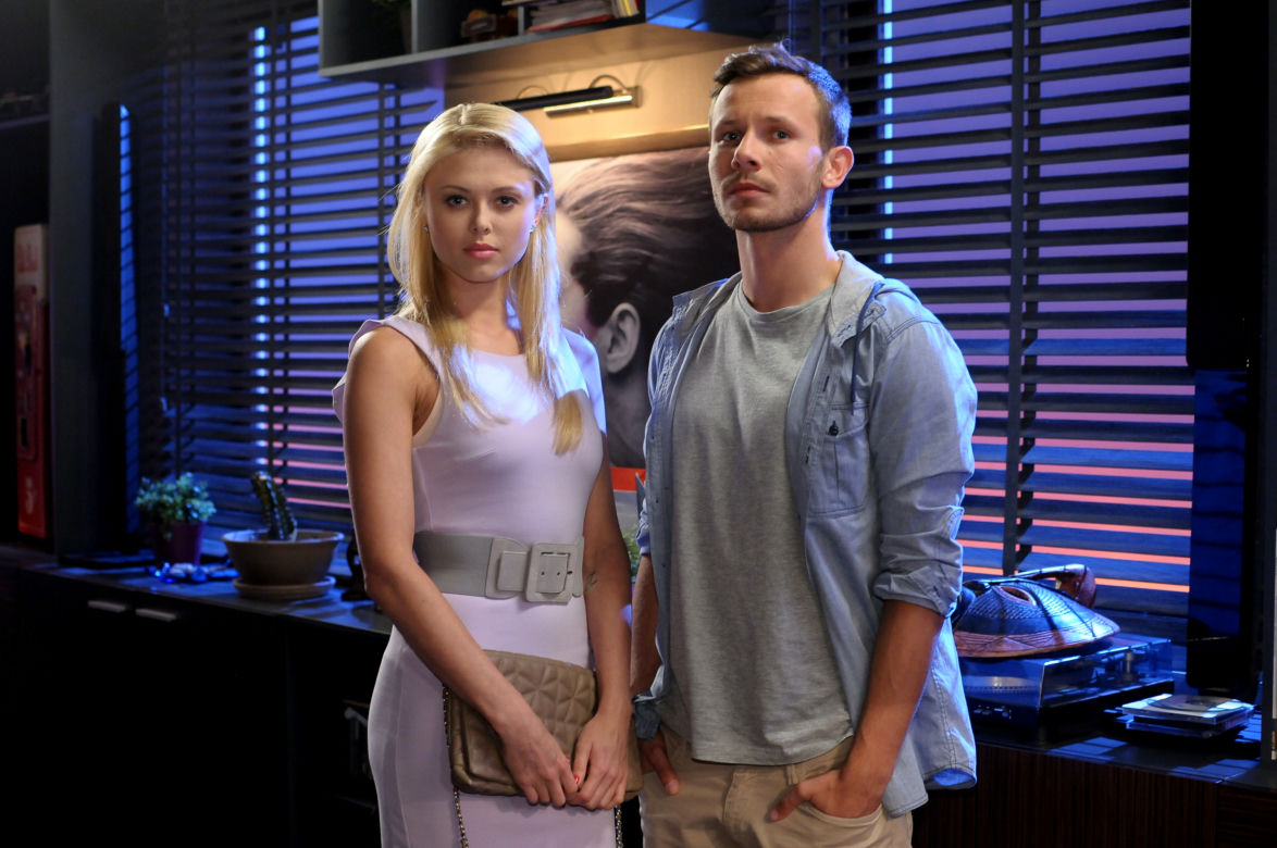 	Pierwsza miłość. Jowita (Joanna Opozda), Radek (Mateusz Banasiuk)
