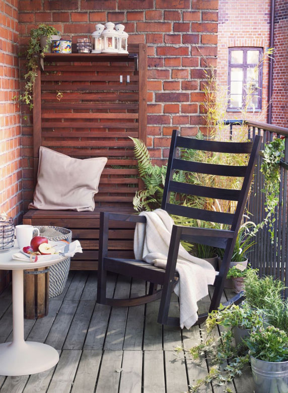 Balkon magiczny i praktyczny IKEA