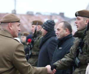 1 Podlaska Brygady Obrony Terytorialnej. Pierwsza przysięga terytorialsów w 2019 roku.