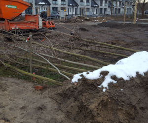 Przy ul. Unii Europejskiej w Lesznie powstaje nowy park