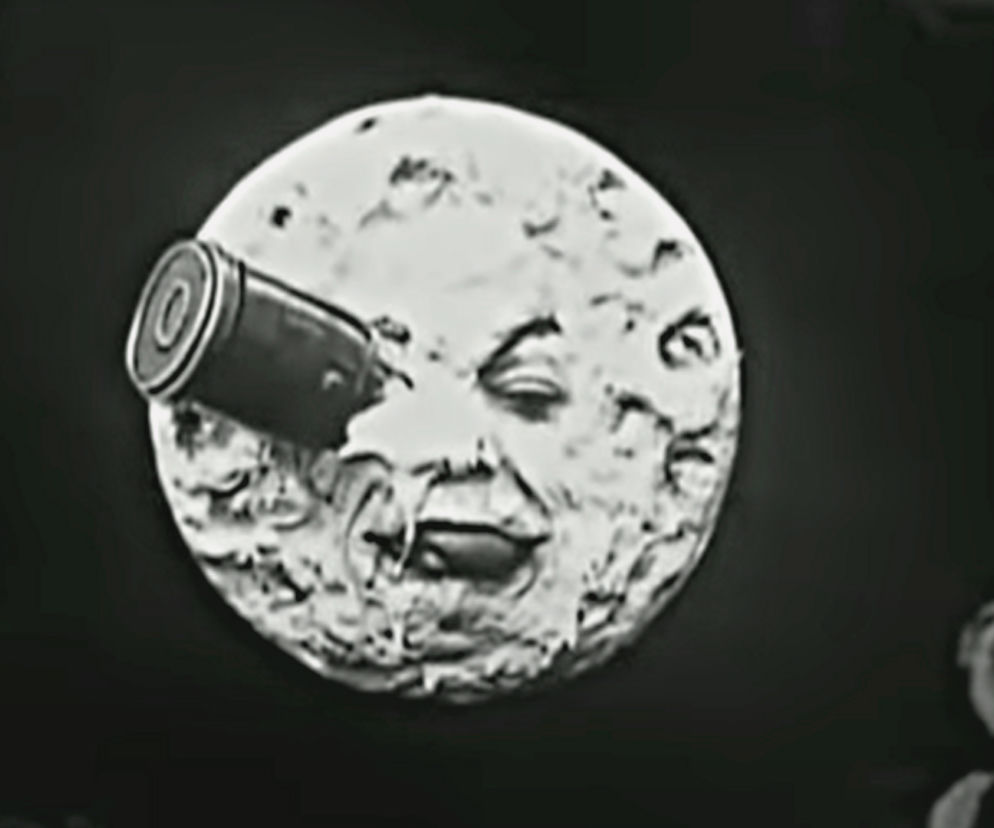 Kadr z filmu Le Voyage Dans la Lun reż. Georges Méliès (1902)