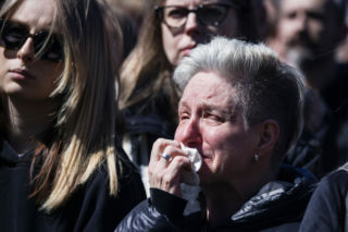 Ból, rozpacz, łzy. Poruszające sceny na pogrzebie Łukasza Litewki