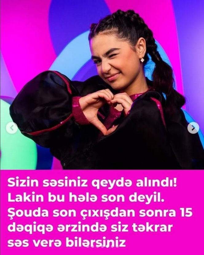 Azerbejdżan reprezentuje Yağmur z piosenką "Miau Miau"