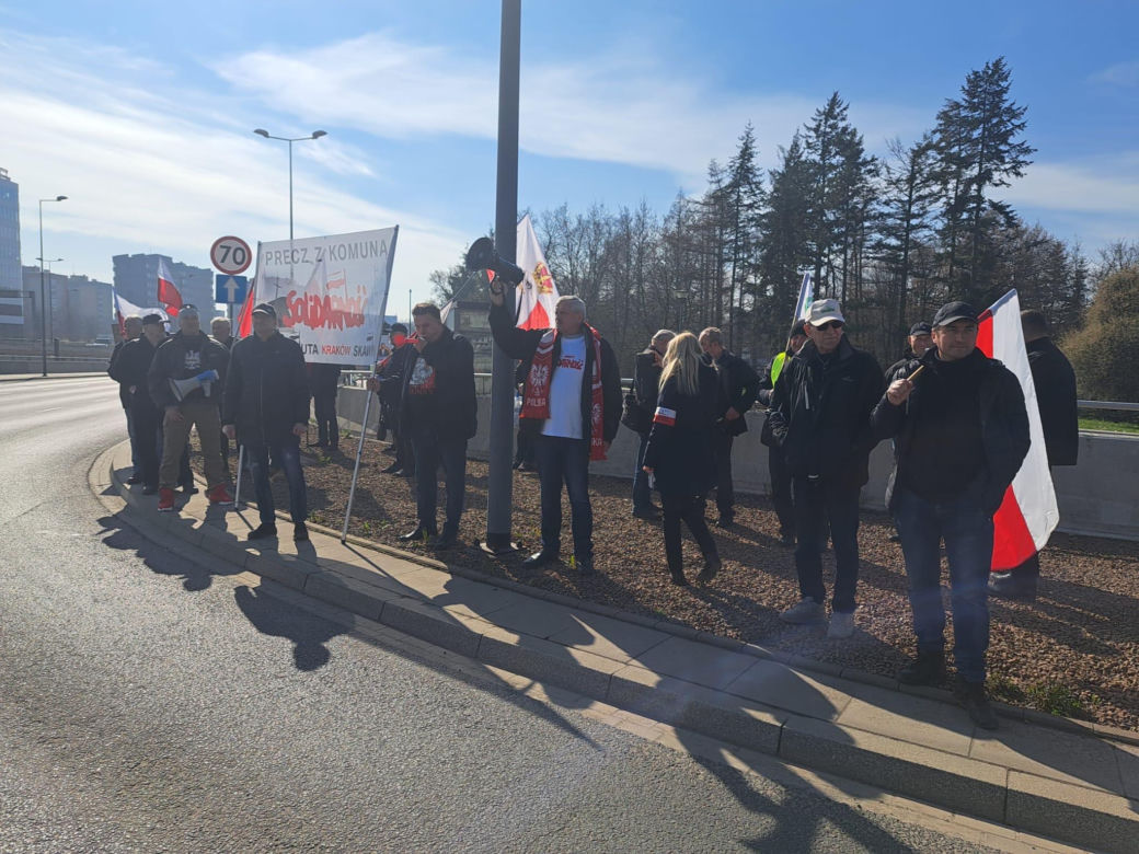 Protest rolników w Krakowie. 20.03.2024