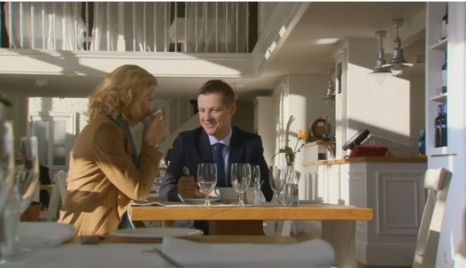 	M jak miłość odc. 1047. Piotrek (Marcin Mroczek), Beata Lubińska (Joanna Orleańska)