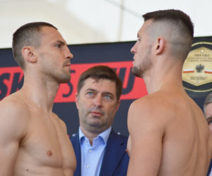 KnockOut Boxing Night 7 - Rzeszów (ważenie) - Marek Matyja vs Paweł Stępień