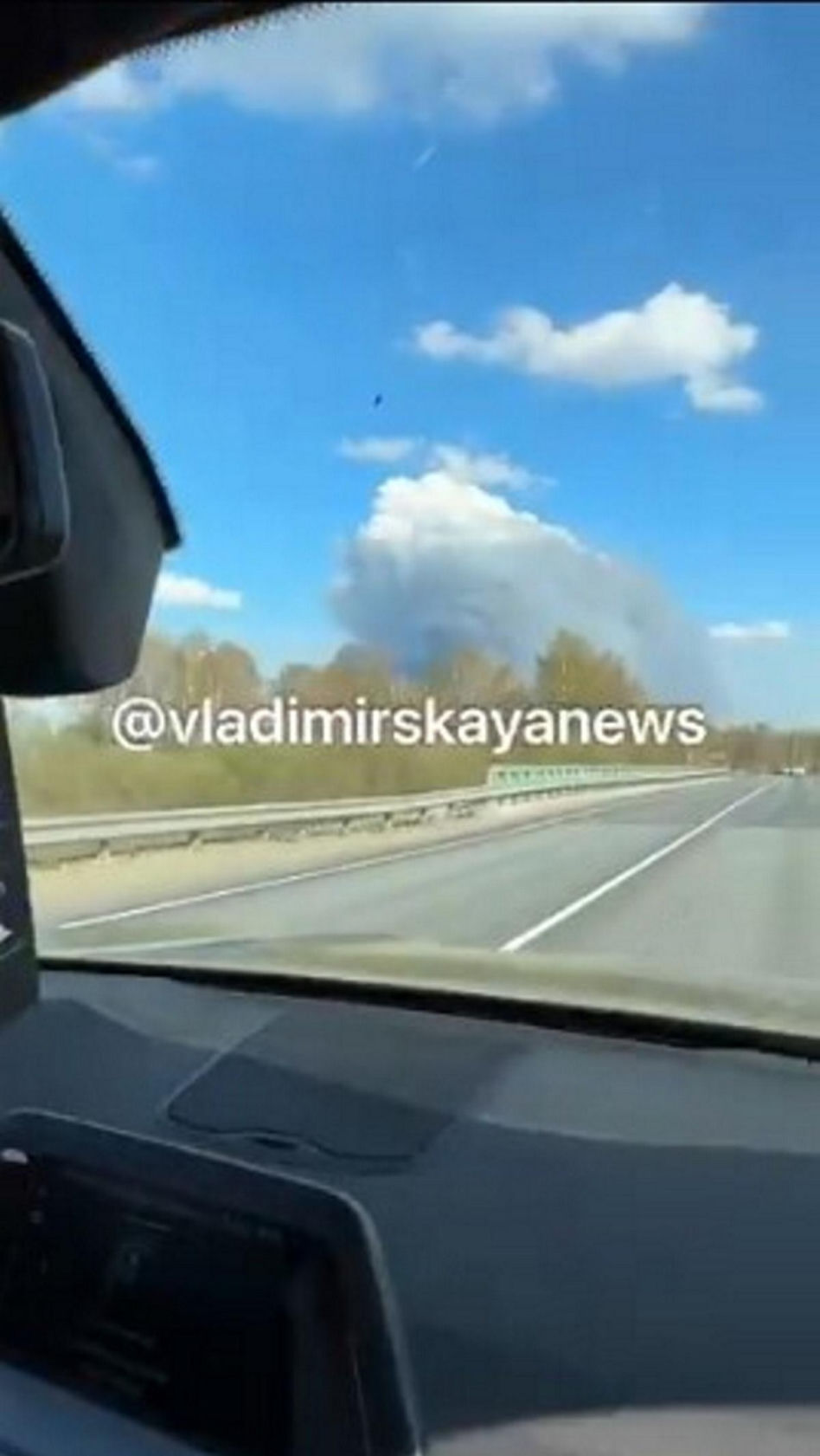 Wybuch składu amunicji w Rosji.