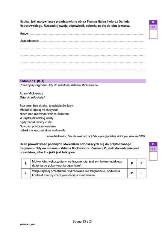 Matura 2023 - arkusz nowej formuły 2023: zadania, tematy (TEST)