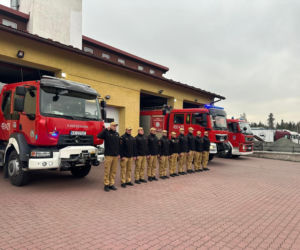 Hołd dla druha z OSP Trąbki