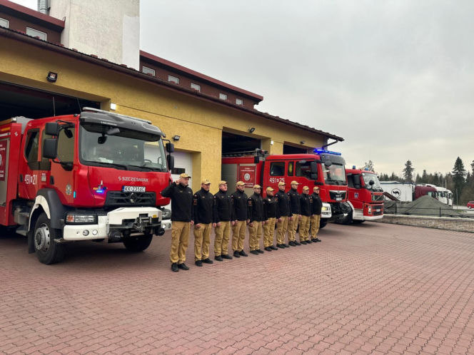 Hołd dla druha z OSP Trąbki