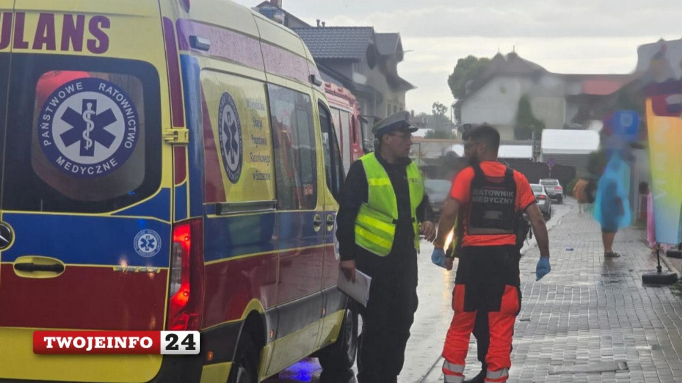 Bus wjechał w pieszych na chodniku w Sarbinowie. Za kierownicą pijany 28-latek
