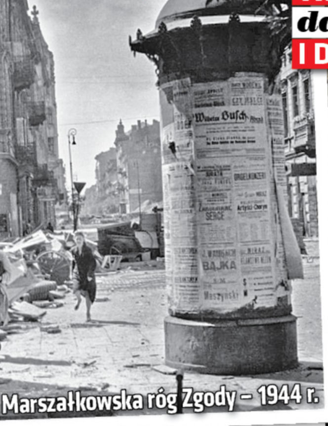 Marszałkowska róg Zgody 1944