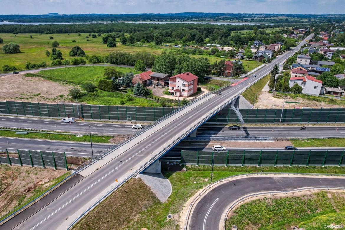 Tak wygląda zagłębiowska część nowej, ekspresowej S1 - czerwiec 2024