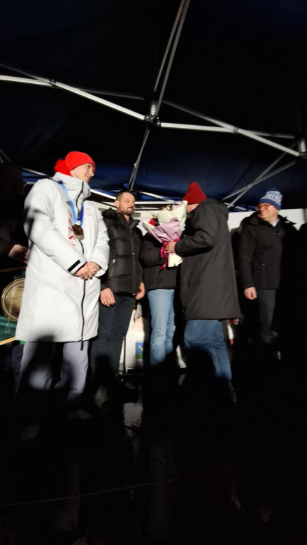 Powitanie Kacpra Tomasiaka w Bystrej 18.02.2026