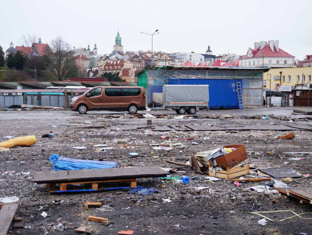 Targ przy ul. Ruskiej w Lublinie to już historia