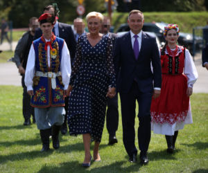 Uśmiechnięta Agata Duda