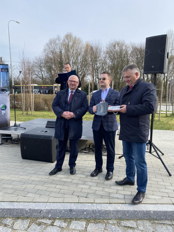 Prezentacja elektrycznych autobusów w Kraśniku