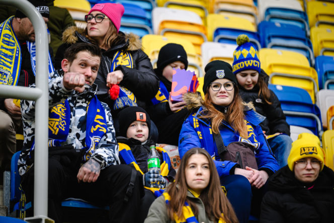 Arka Gdynia - GKS Katowice: Zdjęcia kibiców z meczu 22. kolejki PKO BP Ekstraklasy