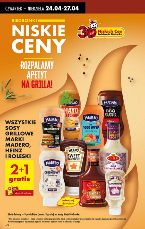 Promocje na grilla w Biedronce