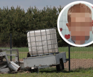 Rodzina modli się o życie małego Antosia. Przygniótł go wielki pojemnik 