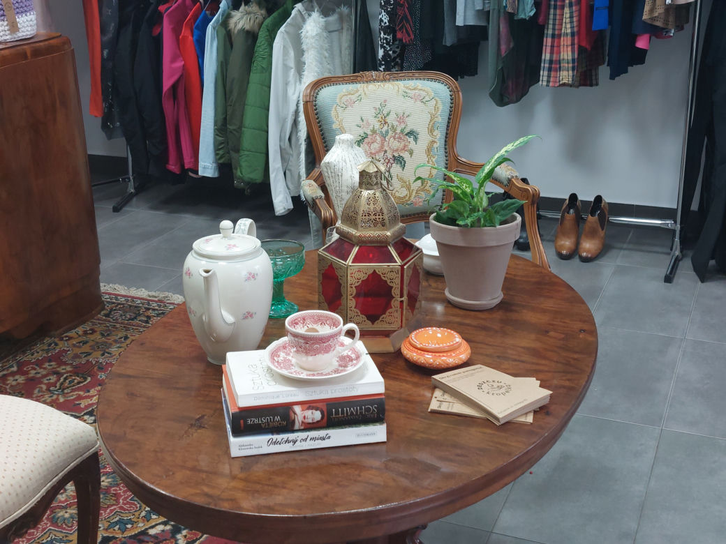 Butik charytatywny przy ul. Jankego 83 w Katowicach-Ochojcu