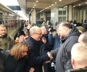 Szef Rady Najwyższej Ukrainy wita marszałka