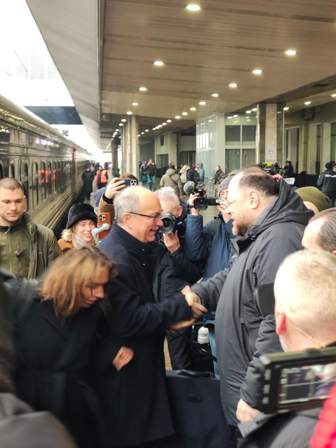 Szef Rady Najwyższej Ukrainy wita marszałka