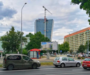 Budowa Hanza Tower - lipiec 2020