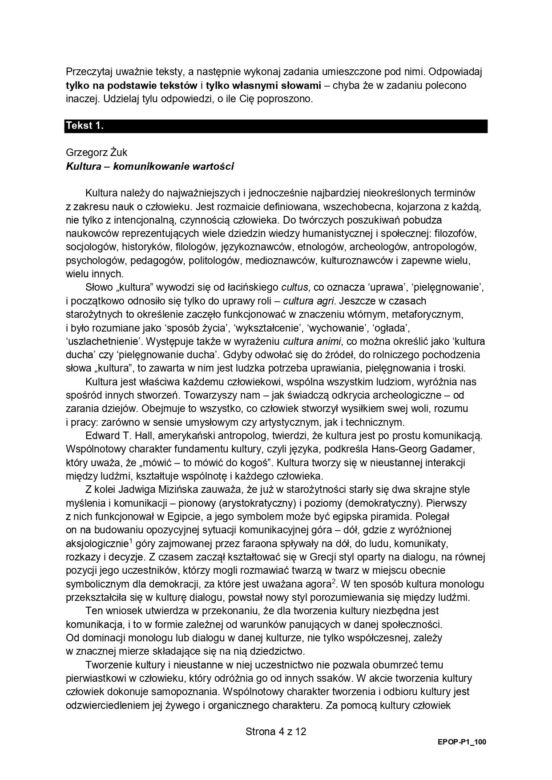 Matura 2024 - język polski. Arkusze Formuła 2015 (pp)