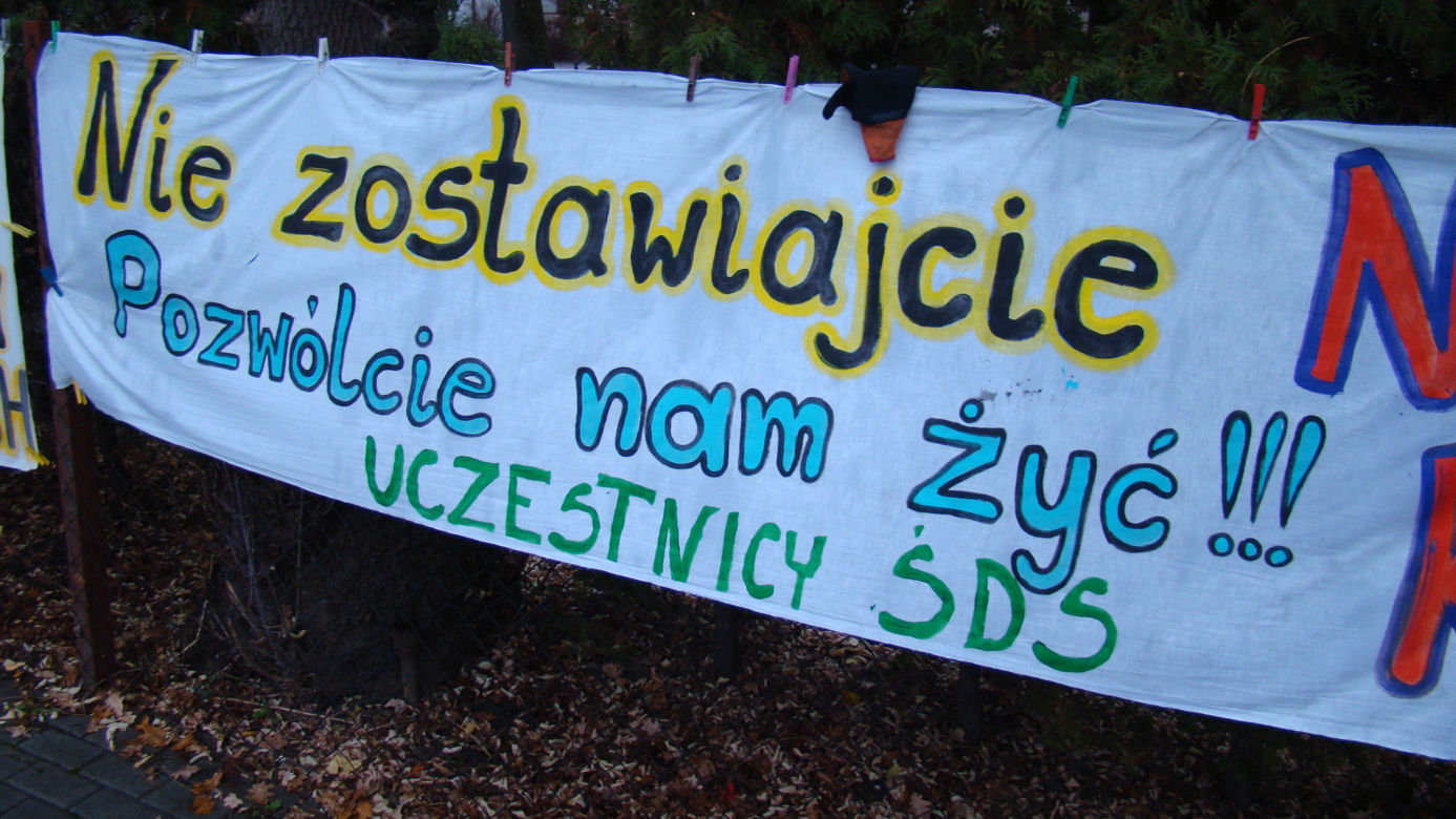 Rozpaczliwy apel opiekunów niepełnosprawnych