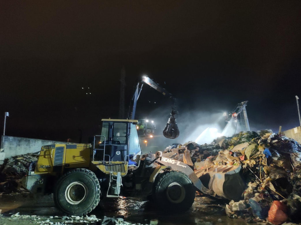 Pożar przy Metalurgicznej w Lublinie