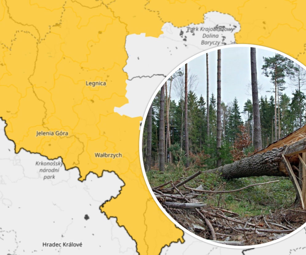 Wichury uderzą na Dolnym Śląsku. To jednak nie wszystko. Dwa alerty pogodowe! 