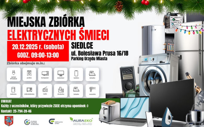 zbiórka elektrośmieci w Siedlcach