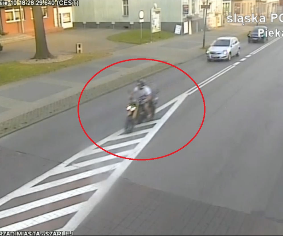Śląskie: Próbna jazda motocyklem zakończyła się ucieczką przed policją [WIDEO]