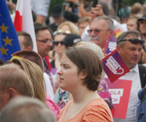 Protest przeciw przemocy w Białymstoku