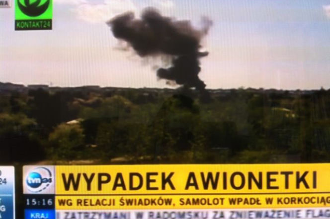 awionetka, wypadek awionetki, wypadek bemowo