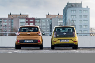Hyundai i10 1.2 MPI MT 87 KM Style vs. Volkswagen up! 1.0 MPI 75 KM high up!