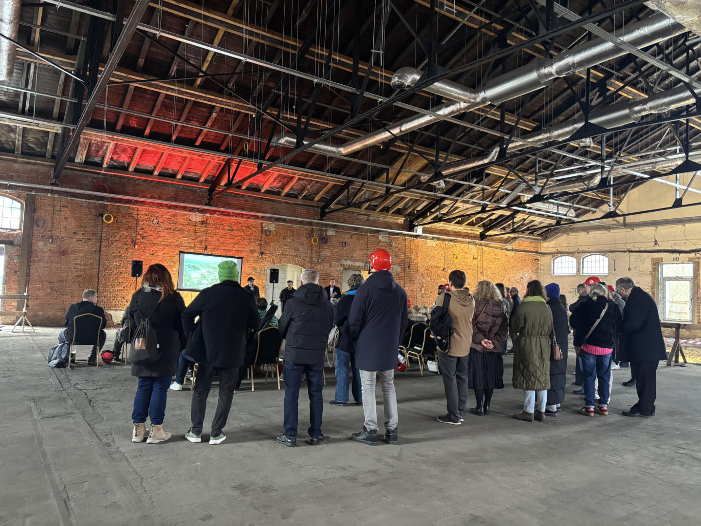 Spotkanie z mieszkańcami w Królewskiej Papierni