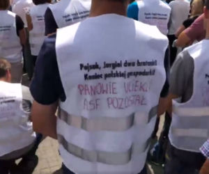 PROTEST ROLNIKÓW W WARSZAWIE