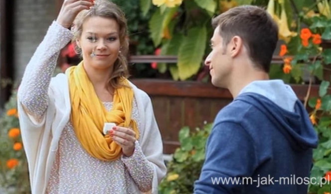 M JAK MIŁOŚĆ. ANNA (Tamara Arciuch), MAREK (Kacper Kuszewski)